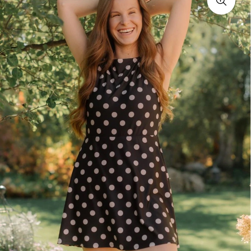 Lime Ricki Black and White One Piece Swimwear